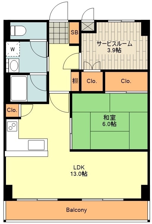 アーバンヒルズ武蔵砂川の物件間取画像