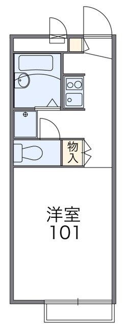 レオパレスむさし野の物件間取画像