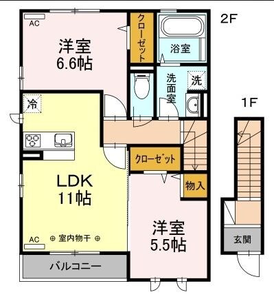 アンベリール　一番町の物件間取画像
