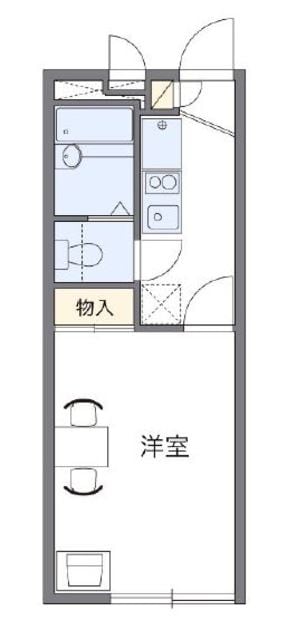 レオパレスメルベーユの物件間取画像