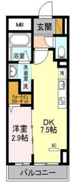 セントオハナ立川の物件間取画像