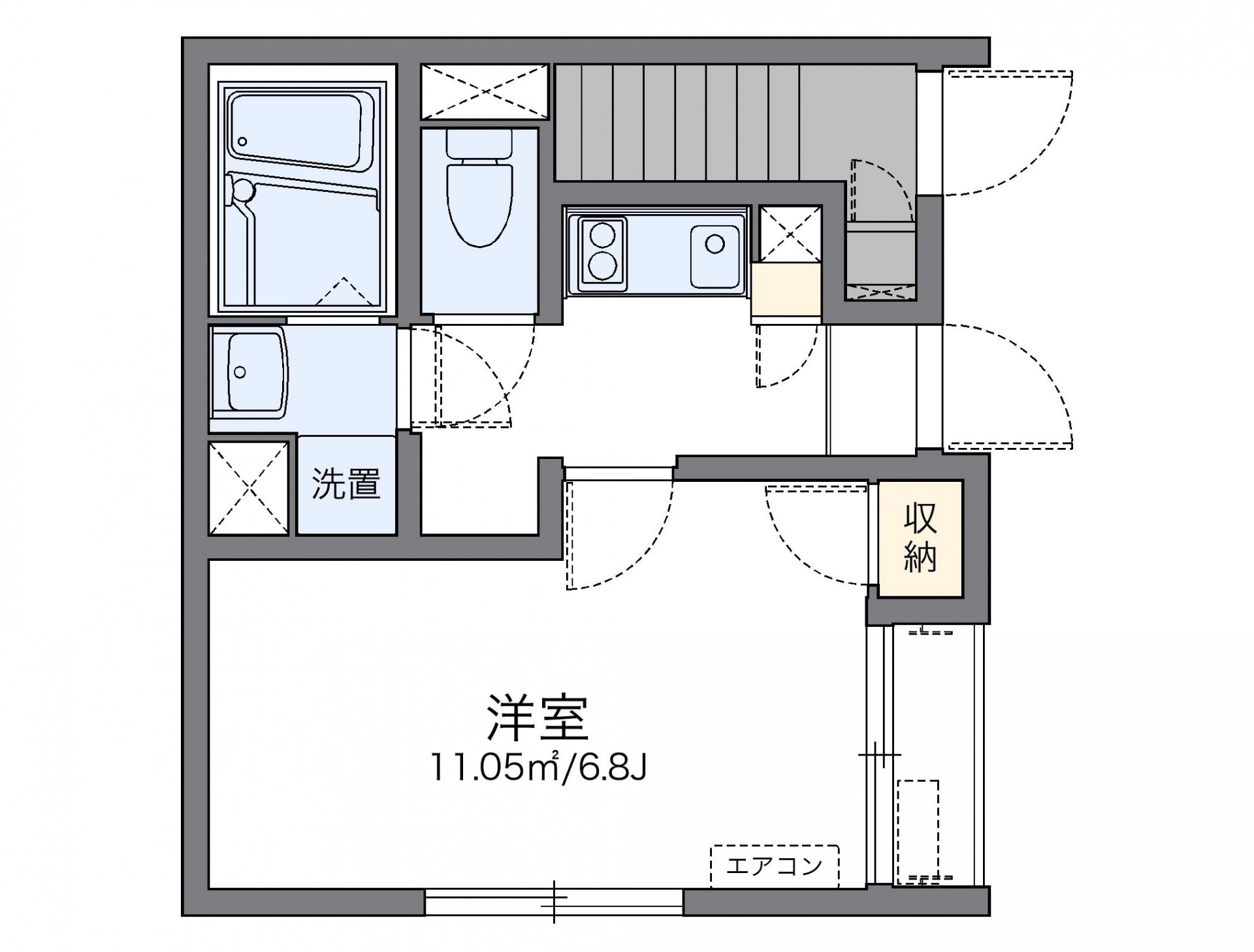 レオネクストテラスさくら並木の物件間取画像