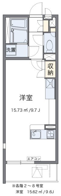 レオネクストトレフールの物件間取画像