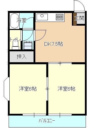 物件間取画像