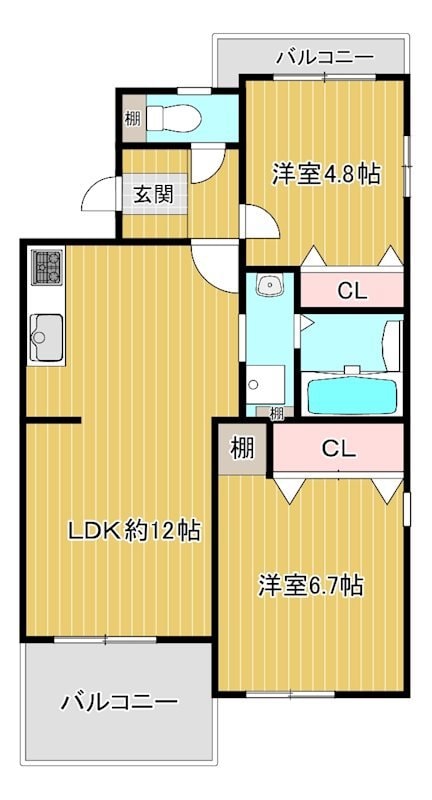 アーニスの物件間取画像