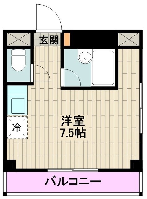 エルウイング立川の物件間取画像