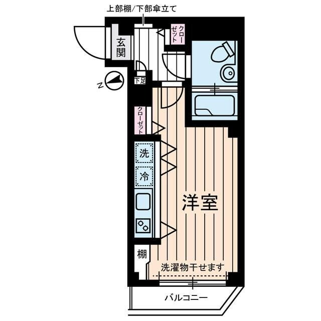 フローレンス立川の物件間取画像