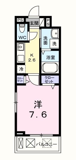 フルール　ド　フレーズの物件間取画像