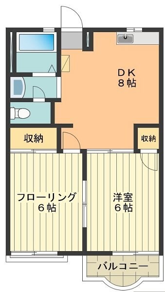 グリーンパークの物件間取画像