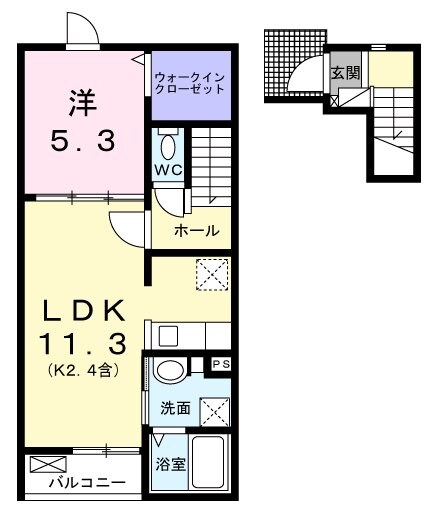 ポパイの物件間取画像