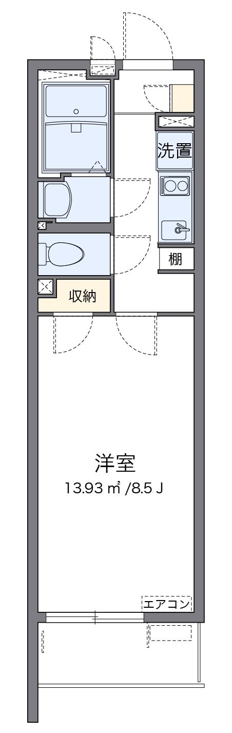 クレイノＬ　ＥＳＴＡＴＥの物件間取画像