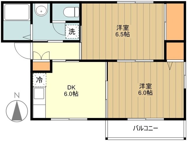 メゾンドリヴェールの物件間取画像