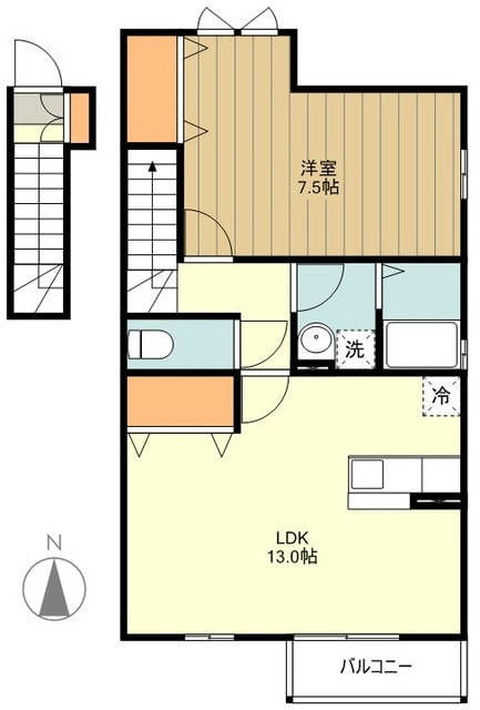 クローバーの物件間取画像