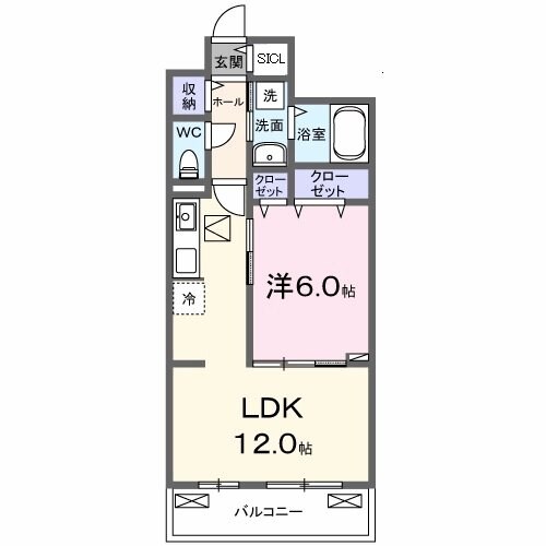 中神町アパートの物件間取画像