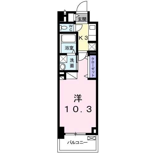 リヴェール武蔵砂川の物件間取画像