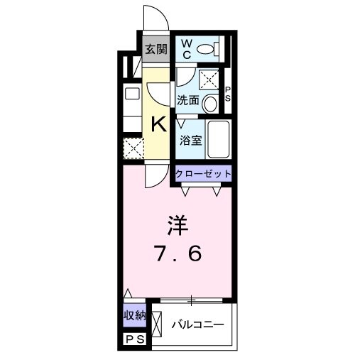 サンフォーレ北野の物件間取画像