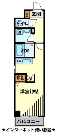 サンシェンロンＫの物件間取画像