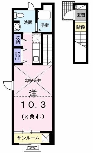 エンジョイの物件間取画像