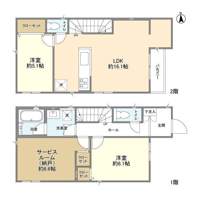 Kolet鷹の台#02の物件間取画像