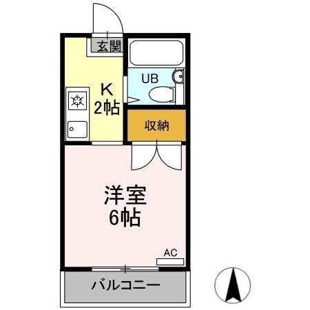 ジュネス昭島の物件間取画像