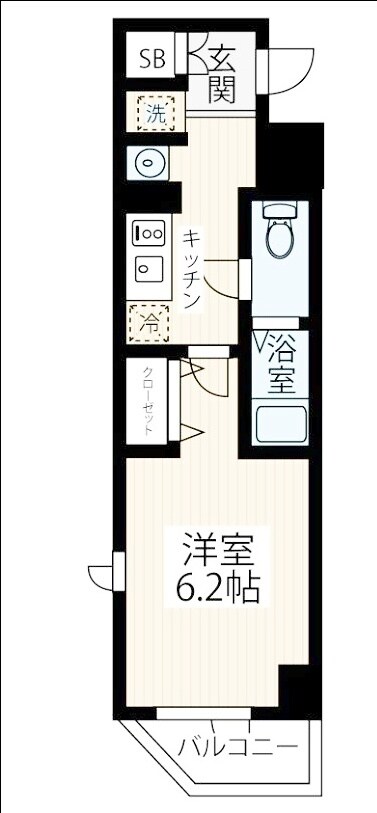 HY’s　MAXIV立川錦町の物件間取画像