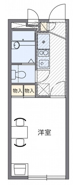 レオパレス高蘭の物件間取画像