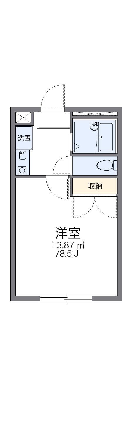 レオパレストゥインクル砂川の物件間取画像