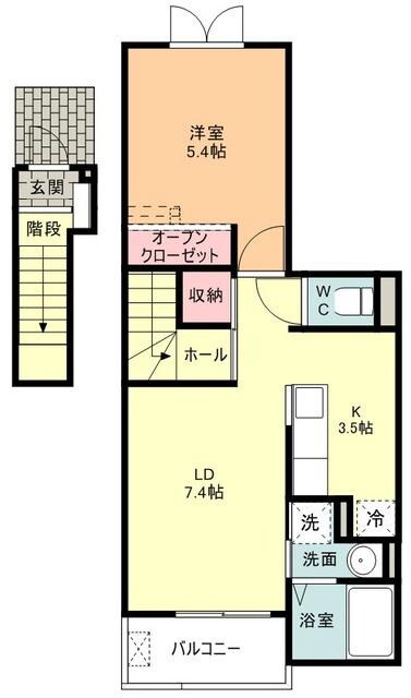 グラン　シャルムの物件間取画像