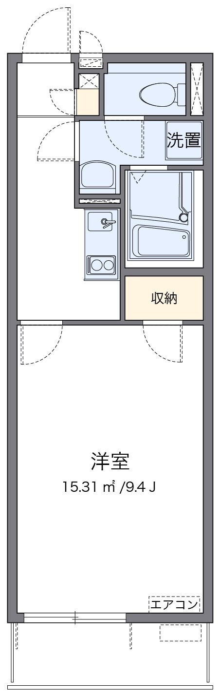 クレイノドミール青梅の物件間取画像