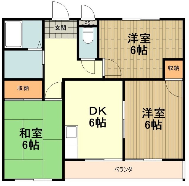 スモールマウンテンハイムの物件間取画像