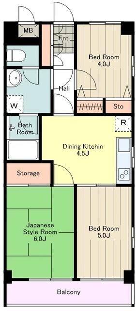 ＭＡＣ武蔵砂川コートの物件間取画像