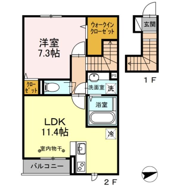 アズーリの物件間取画像