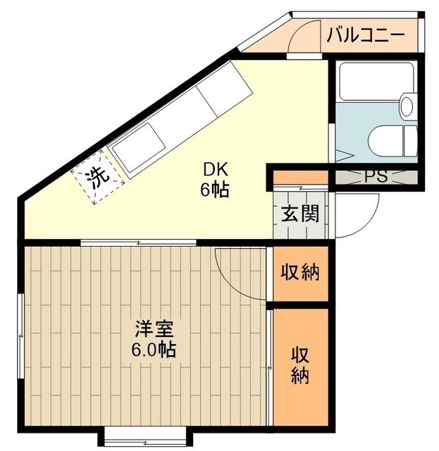 レインボーロッジの物件間取画像