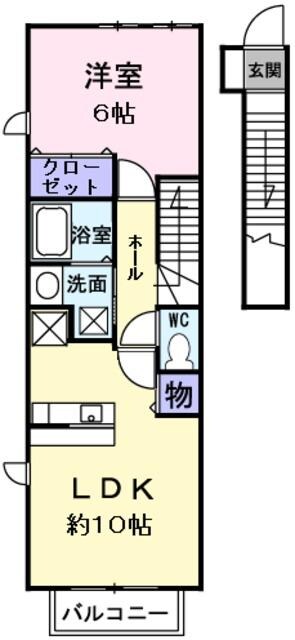 ヴィアラの物件間取画像