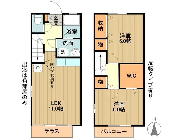 プランタニエールIIIの物件間取画像