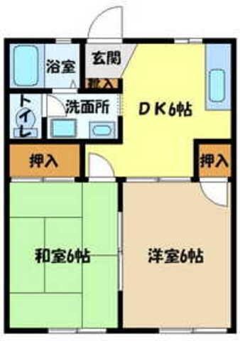 パストラール河辺の物件間取画像