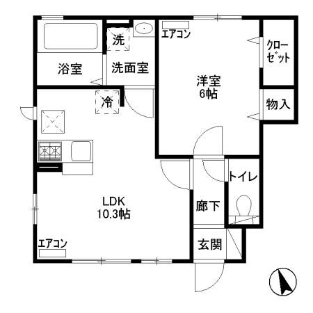 マロン・ヴローニュの物件間取画像