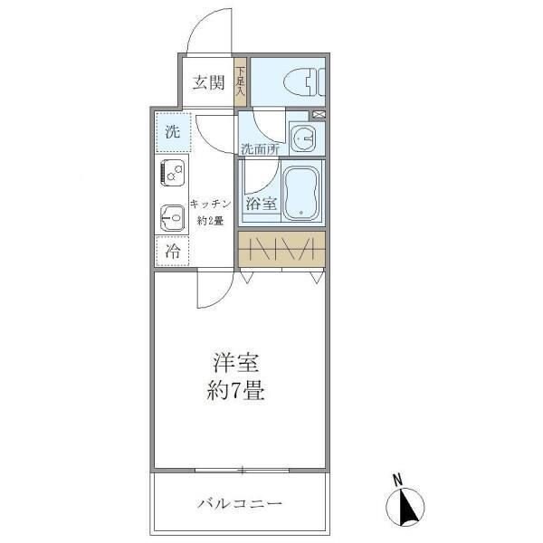 ａｓ　Ｃａｂｉｎｓの物件間取画像