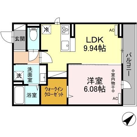 アナシエ石神井台の物件間取画像