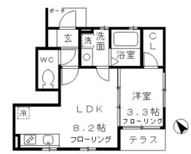 ハイソレム浜田山の物件間取画像