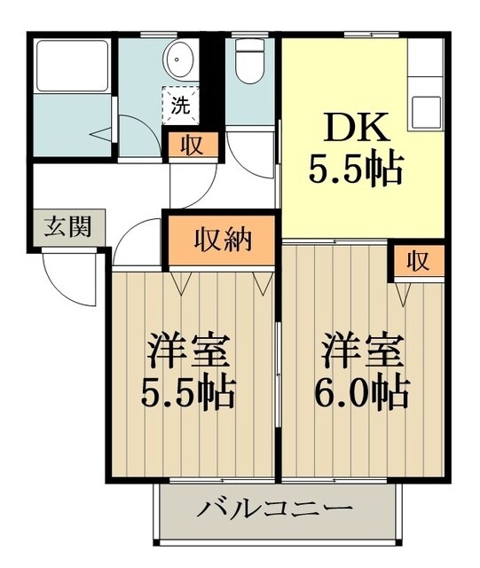 テラスシャルマンの物件間取画像