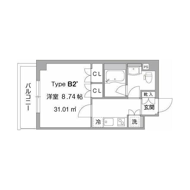 ガーデン中野の物件間取画像