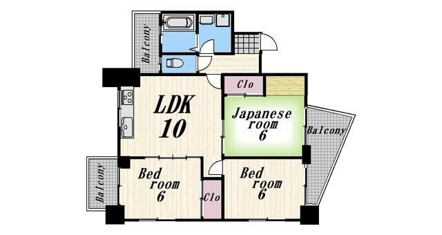 ドムス高井戸の物件間取画像