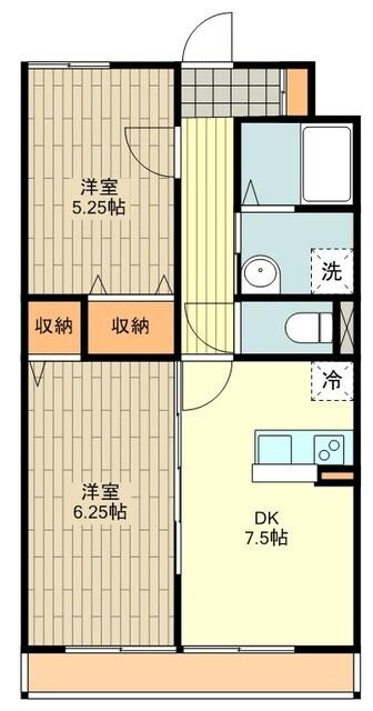 プロヴィデンス国立の物件間取画像