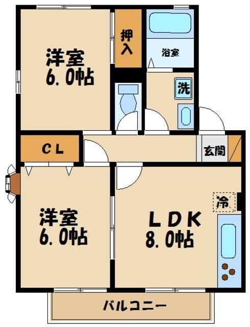 シーノパレスの物件間取画像