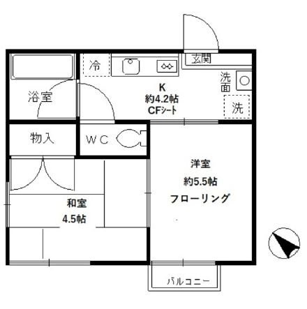 リヴェール高井戸の物件間取画像