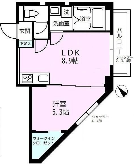 ビュール荻窪の物件間取画像