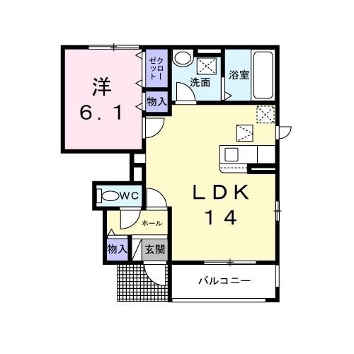 グランブルーの物件間取画像