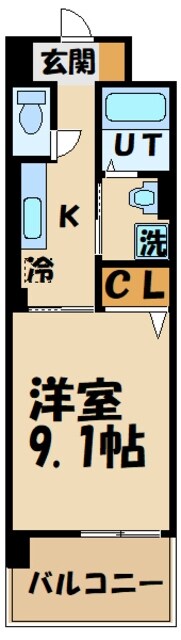 プラウディア多摩川の物件間取画像