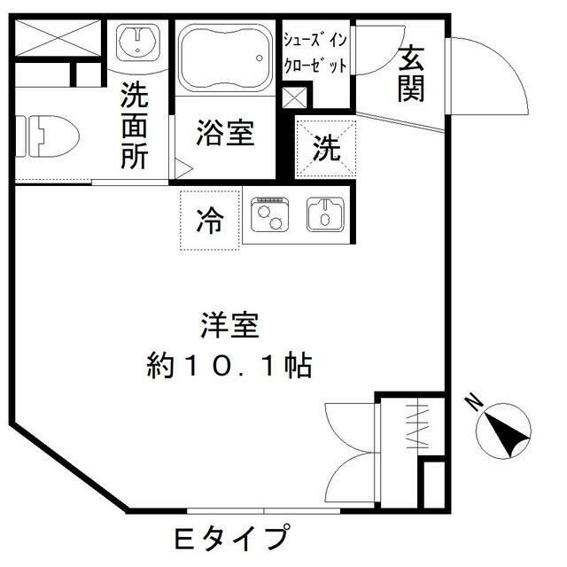 アーバンキューブ三鷹の物件間取画像